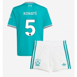 Liverpool Ibrahima Konate #5 Derde tenue Kids 2025-26 Korte Mouw (+ Korte broeken)